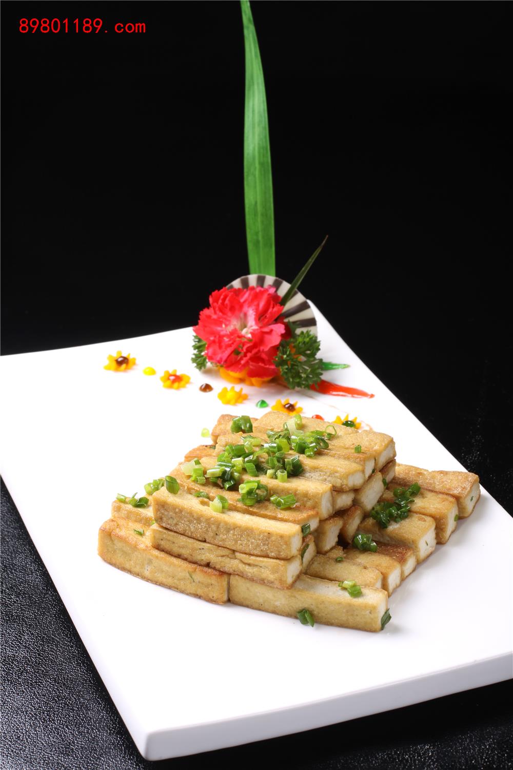 小葱煎豆腐